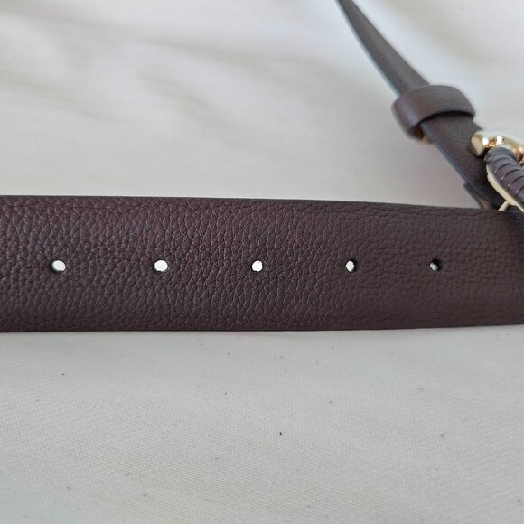 Tod’s Brown Leather Belt – Gold Hardware – Size 90 (US 34–36) main image 8